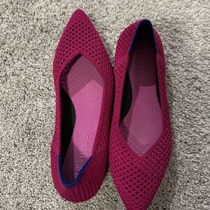 Rothy’s bramble mesh The point II flats size 7